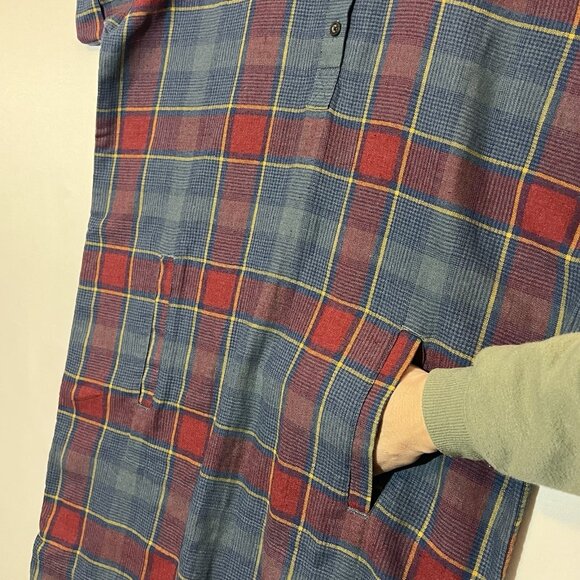 Toad & Co Women Hartland ShirtDress Plaid Flannel Short Sleeve Small Size - Picture 8 of 12